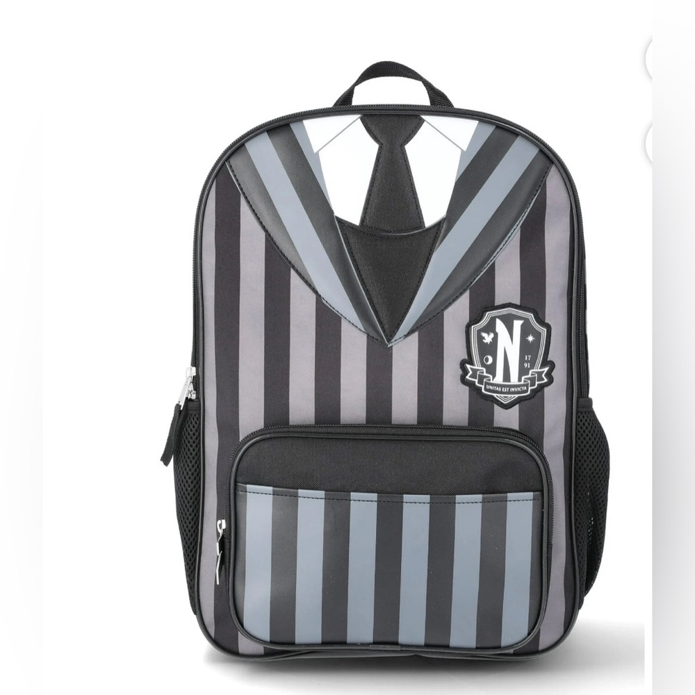 Wednesday Girls 17” Nevermore Uniform Graphic Backpack